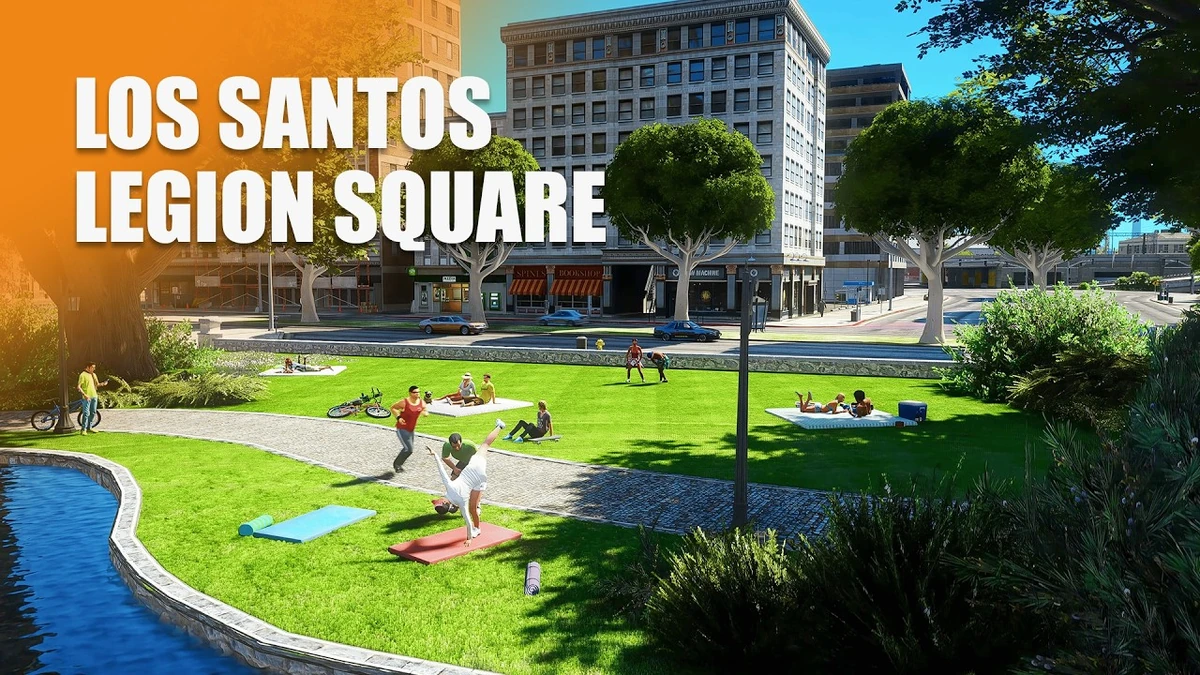 LS Legion Square Park MLO FiveM | Legion Square Overhaul | Open Source